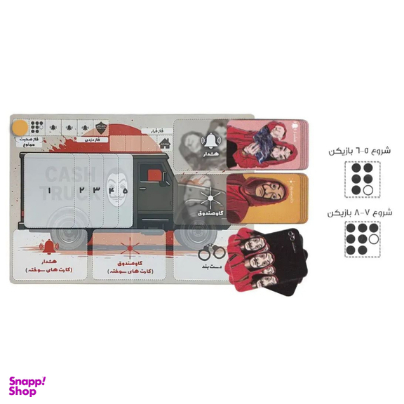 بازی فکری میپل کینگ مدل مانی هیست