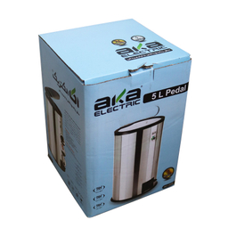 سطل زباله پدالی آکا الکتریک مدل آینه ای کد YP-SADE-05L ظرفیت 5 لیتری