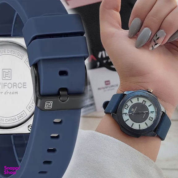 ساعت عقربه ای زنانه نیوی فورس مدل N7107F کد BE.BE