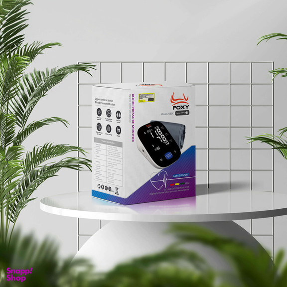 فشارسنج بازویی دیجیتال فوکسی مدل BLACK به همراه پاوربانک فوکسی