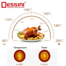 سرخ کن بدون روغن دسینی مدل DS666