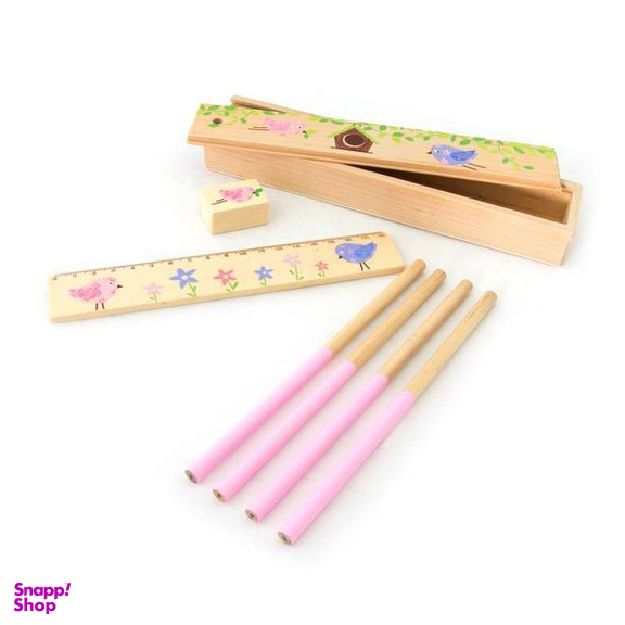 بسته لوازم تحریر پیکاردو طرح گنجشک کد GM-01-Sparrow