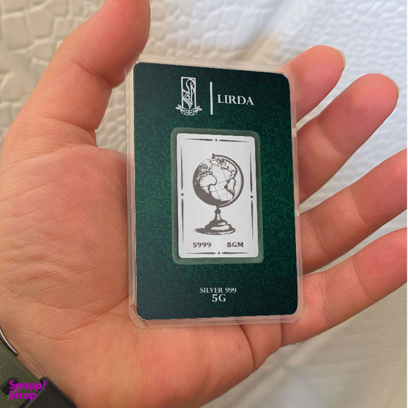 شمش نقره لیردا مدل کره زمین