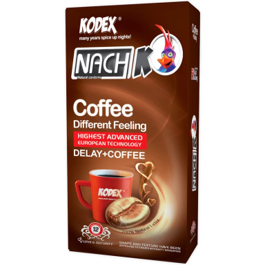 کاندوم ناچ کدکس مدل Coffee بسته 12 عددی