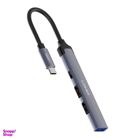 هاب 4 پورت USB-C الدینیو مدل DS-34C