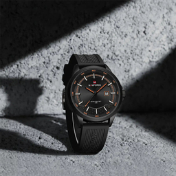 ساعت مچی عقربه ای مردانه کوارتز نیوی فورس مدل NF9248