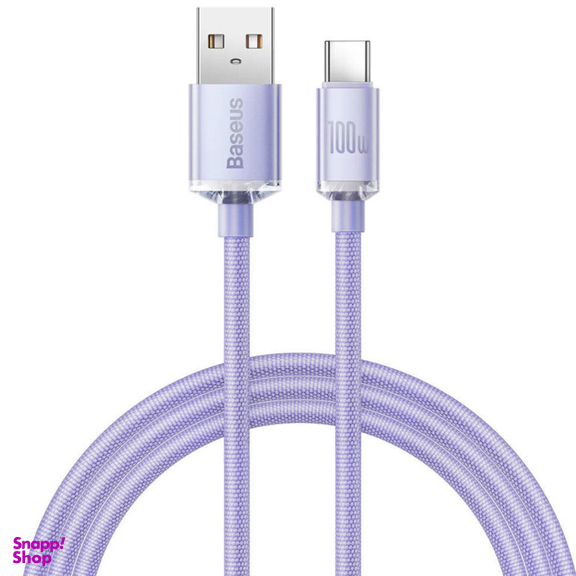 کابل سوپر فست شارژ USB به Type-C بیسوس مدل Crystal Shine CAJY000401 طول 1.2 متر
