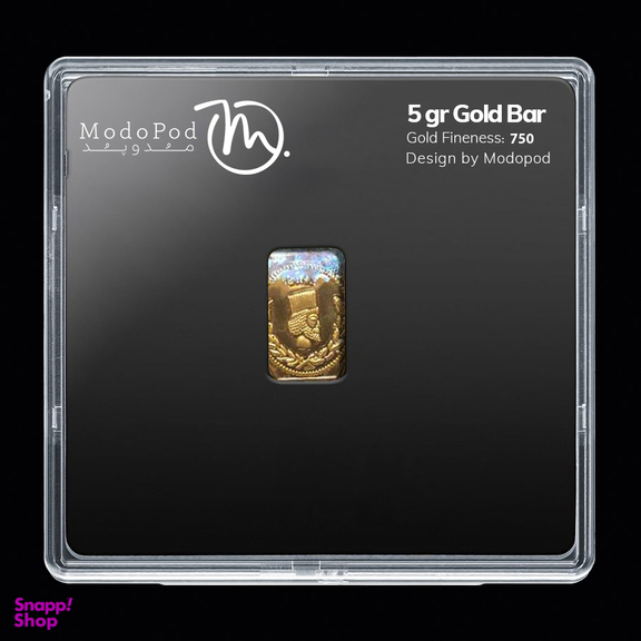 شمش طلا 18 عیار مدوپد مدل SG10699