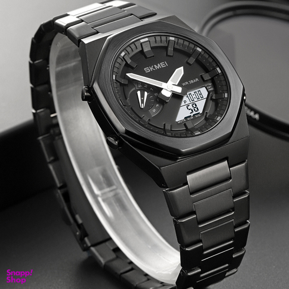 ساعت مچی عقربه‌ ای دیجیتال مردانه اسکمی مدل BKBKWT کد 1816
