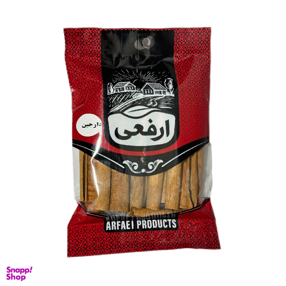دارچین چوب لوله ای محصولات ارفعی وزن 50 گرم