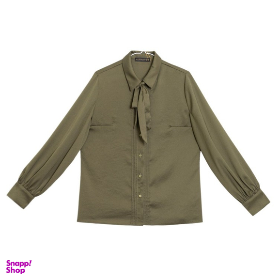 شومیز زنانه برنس مدل فرحناز رنگ یشمی