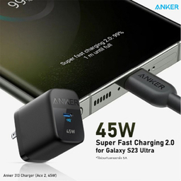 شارژر دیواری 45 وات انکر مدل Charger 313 A2643