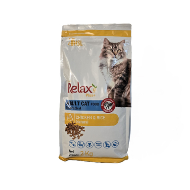 غذای خشک گربه ریلکسی مدل ADULT وزن 2 کیلوگرم