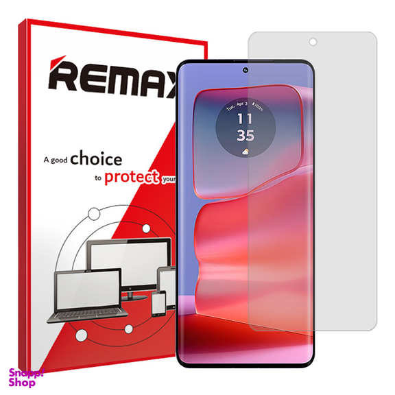 محافظ صفحه نمایش شفاف ریمکس مدل Resistant مناسب گوشی موبایل موتورولا Edge 50 Pro