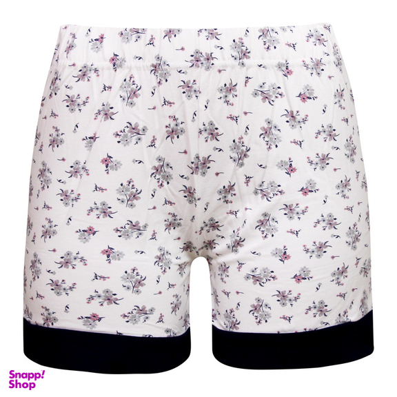 ست تاپ و شلوارک زنانه کوزا مدل پنبه ای کد 9184-3 رنگ سرمه ای