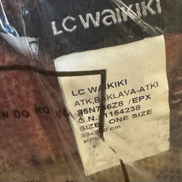 شال گردن مردانه ال سی وایکیکی مدل میکرو ترمال