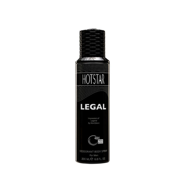 اسپری دئودورانت مردانه هات استار مدل Legal حجم 200 میلی لیتر