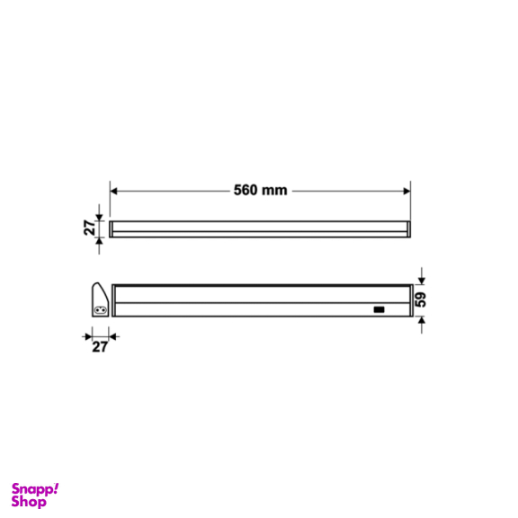 چراغ سنسوردار زیرکابینتی و دیواری 12 وات اف ای سی کد 4058