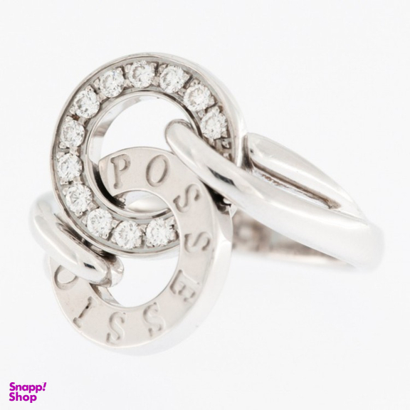 انگشتر نقره زنانه گیرا مدل BVLGARI-G348