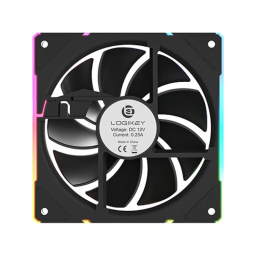 فن کیس لاجیکی مدل F327 BK بسته 3 عددی