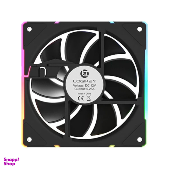 فن کیس لاجیکی مدل F327 BK بسته 3 عددی