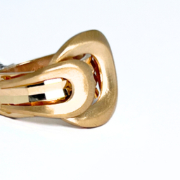 انگشتر طلا 18 عیار زنانه مدل امگا کد 005 سایز 54