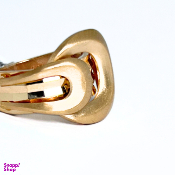 انگشتر طلا 18 عیار زنانه مدل امگا کد 005 سایز 54