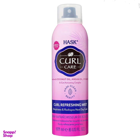 اسپری احیا کننده موی فر هاسک مدل Curl Care حجم 177 میلی‌ لیتر