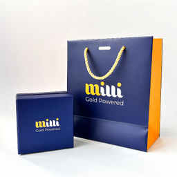گوشواره طلا 18 عیار زنانه میلی گالری مدل حلقه ای البرنادو کد MT1731