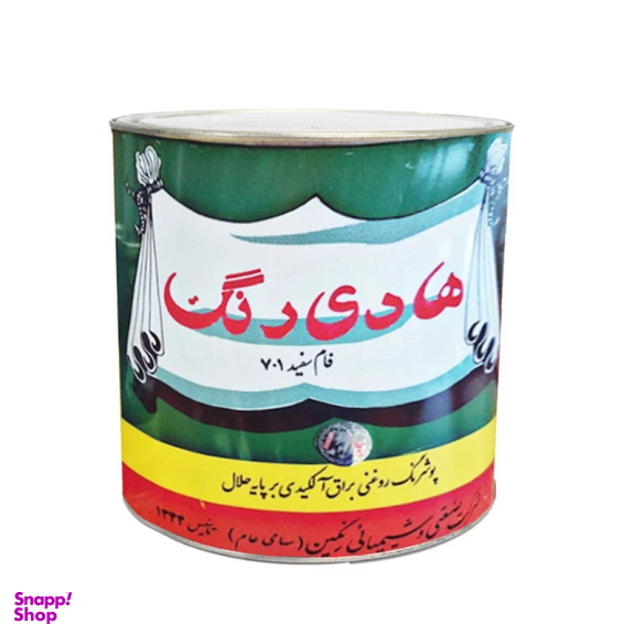 رنگ سفید روغنی هادی کد 701 وزن یک کیلوگرم