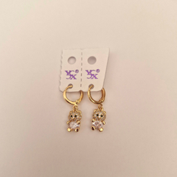 گوشواره زنانه وای ای ایکس طرح تدی کد 65