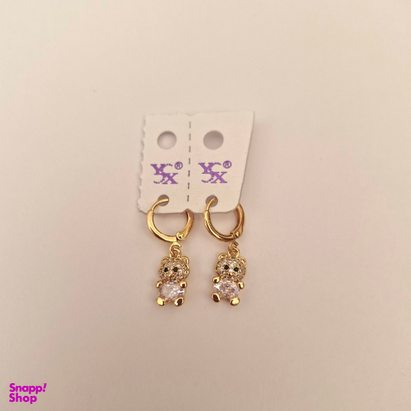گوشواره زنانه وای ای ایکس طرح تدی کد 65