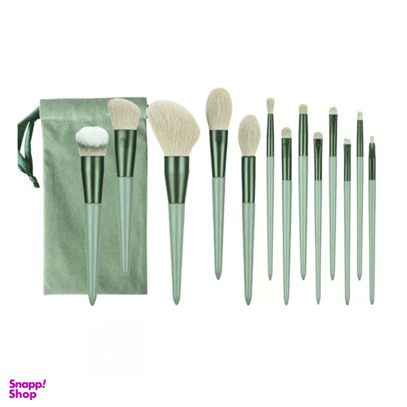 ست براش آرایشی کد 03 مجموعه 13 عددی به همراه کیف