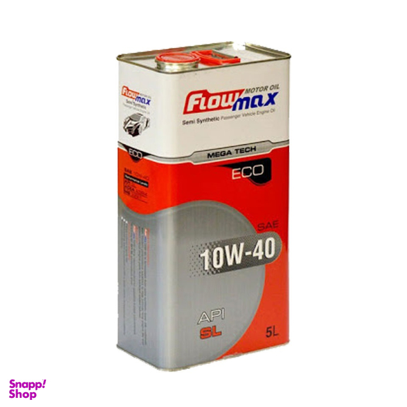 روغن موتور خودرو فلومکس مدل MEGATECH 10W40 ECO حجم 5 لیتر