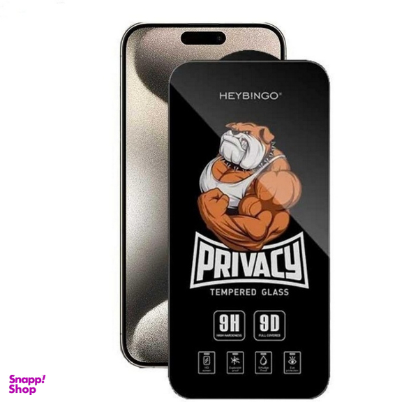 محافظ صفحه نمایش گوشی موبایل پرایویسی بینگو مناسب اپل آیفون 16 پرومکس