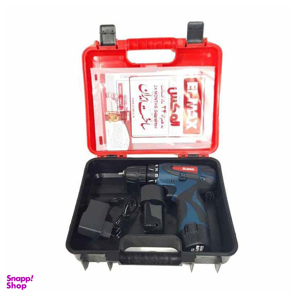 پیچ گوشتی شارژی المکس کد C.D 210 مجموعه 28 عددی