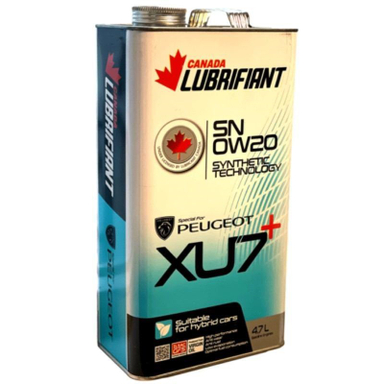 روغن موتور لوبریفنت کانادا مدل +xu7 گرید sn 0-20 حجم 4.7 لیتر