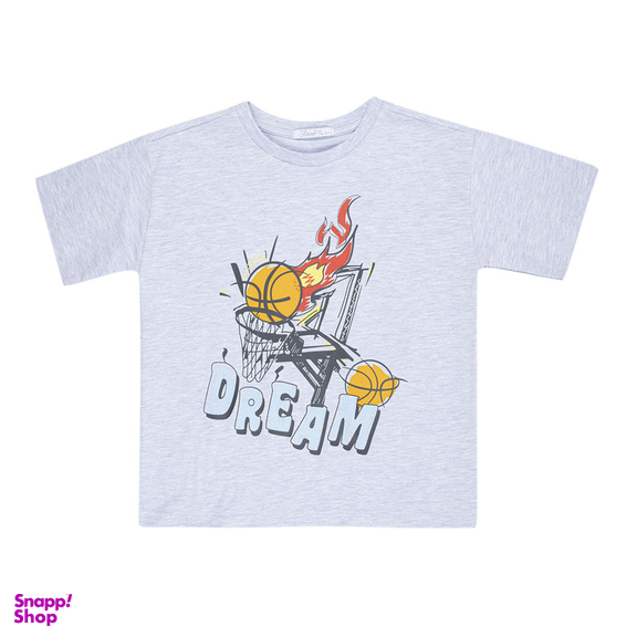 تیشرت آستین کوتاه پسرانه فیورلا مدل basketball dream کد 35062