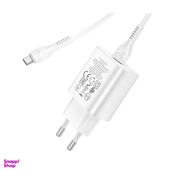 شارژر دیواری هوکو مدل N22 PD 25W به همراه کابل تبدیل USB-C