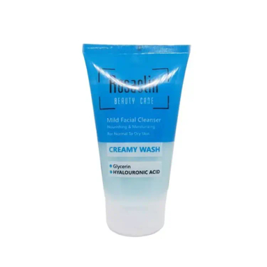 ژل شست و شوی صورت رزاکلین مناسب پوست نرمال و خشک وزن ۱۵۰ گرم