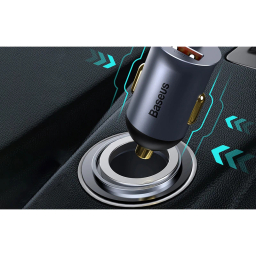 شارژر فندکی 120 وات بیسوس مدل CCBT-B0G