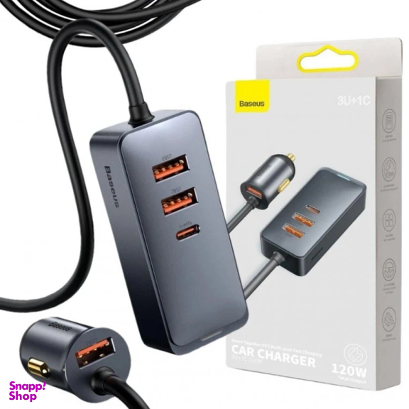 شارژر فندکی 120 وات بیسوس مدل CCBT-B0G