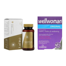 پک قرص ول وومن ویتابیوتیکس بسته 30 عددی و کپسول نوآکسا دکتر عبیدی 30 عددی مجموعه 2 عددی