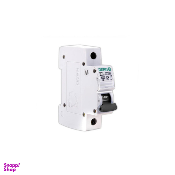 فیوز مینیاتوری تک فاز 16 آمپر دنا الکتریک ایرانیان مدل B16 مجموعه 3 عددی