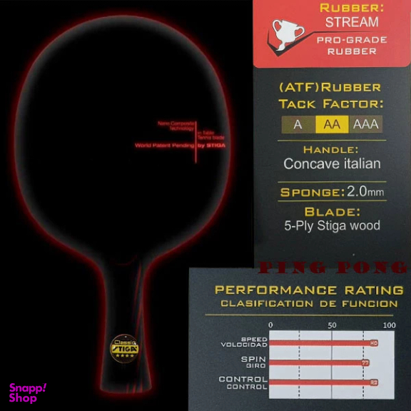 راکت پینگ پنگ استیگا کد V.M 2