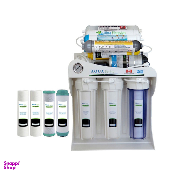 دستگاه تصفیه کننده آب آکوآ اسپرینگ مدل RO-SF6100 به همراه فیلتر بسته 4 عددی