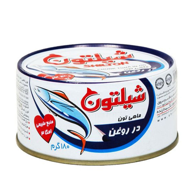 تن ماهی شیلتون وزن ۱۸۰ گرم