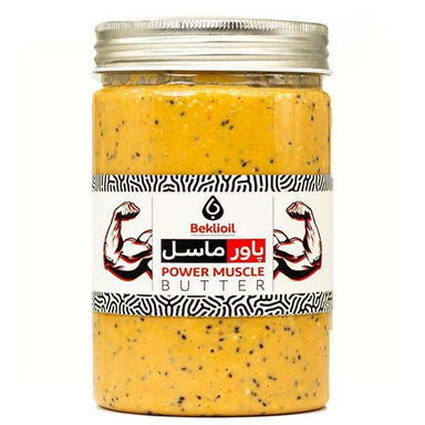 کره بادام زمینی پاور ماسل بکلی وزن 500 گرم