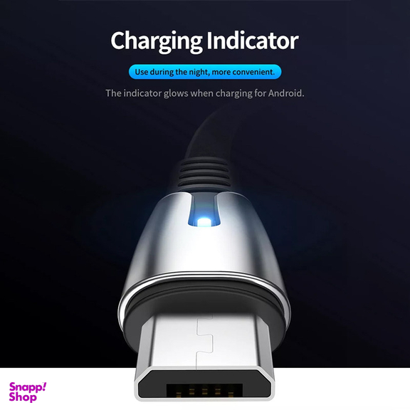 کابل تبدیل USB به MicroUSB راک اسپیس مدل RCB0776 طول 1.2 متر