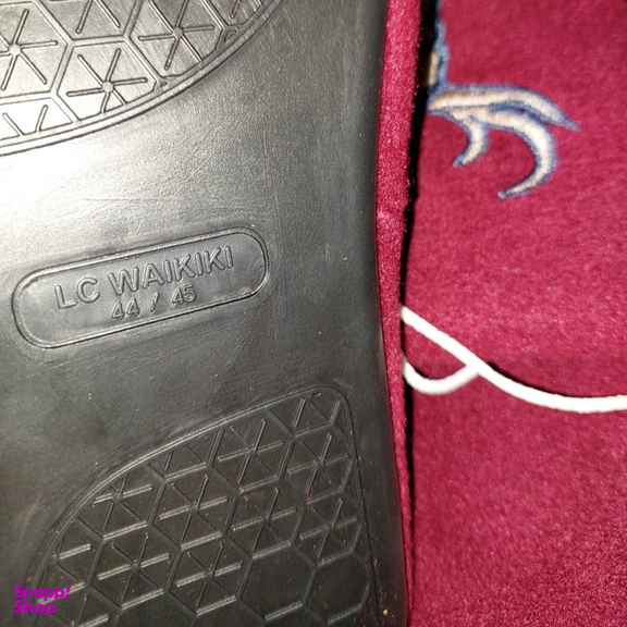 دمپایی حوله ای ال سی وایکیکی مدل طبی استپ دار گوزن